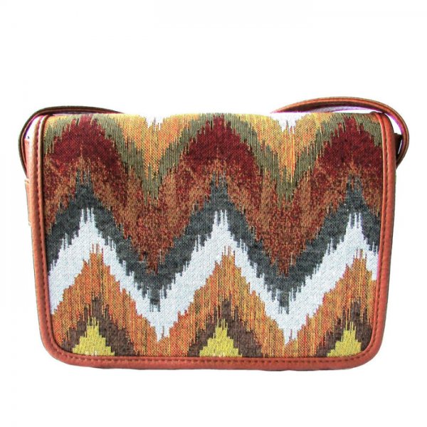 Chevron Messenger Handbag