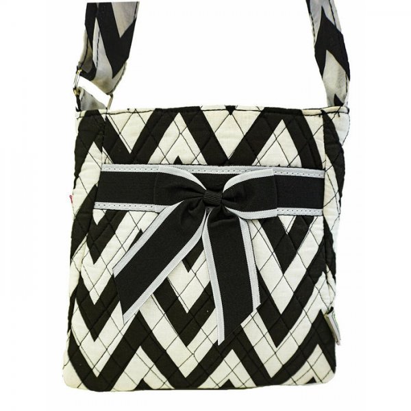 Quilted Chevron Crossbody Bag