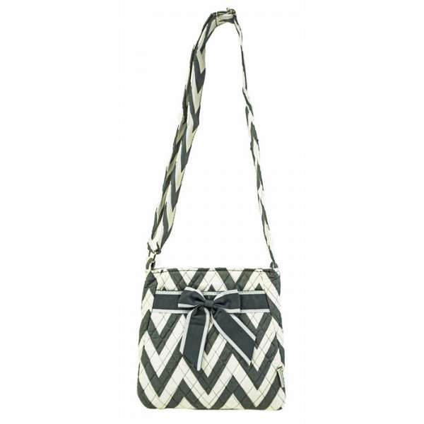 Quilted Chevron Crossbody Bag