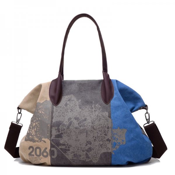 The new trend of the graffiti canvas bag