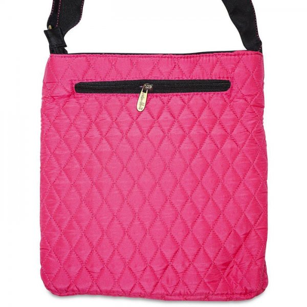 Quilted Fabric Crossbody Bag